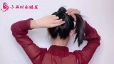 百搭丸子头这样扎，后脑勺蓬松感十足，清爽又时尚