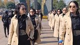 向快乐出发！衡阳市水云天行走艺术团南湖公园模特秀
