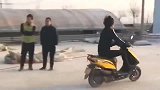 煤气罐变身大号陀螺