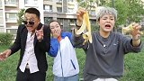 刁蛮阿姨挑水果太暴力，阿宝以牙还牙让她自食苦果！