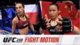 UFC248纯慢镜看格斗：张伟丽上演史上最佳女子战