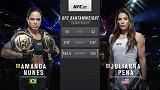 UFC269主赛：阿曼达-努涅斯VS朱莉安娜-佩尼亚
