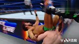 WWE中国-20190223-SD：托马索西安帕向希莫斯发射日落炸弹摔 伤敌一千自损八百
