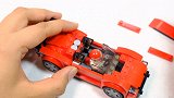 如何用100多片乐高积木MOC一辆红色耐力赛赛车？一起搭建吧
