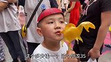 湖南非遗吹糖人，用一小块麦芽糖，1分钟吹成逼真的小动物