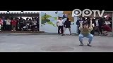 南朝鲜群众街头跳舞 墨尔本曳步舞与跆拳道相结合