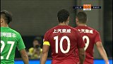 上港完全掌控局面！ 胡尔克左脚轻巧吊门考验苏渤洋