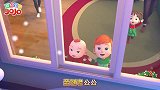 超级宝贝：圣诞老公公来喽，宝宝赶紧上前，前来迎接他