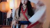 姑娘古装风变装秀，最后也太帅了吧，鬼知道我看了多少遍