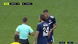 第20分钟波尔多球员齐尔坎红牌