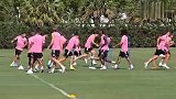 梅西参加球队今日训练 备战客场对阵费城联合