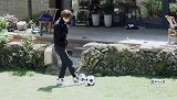 幸福三重奏第3季：谢楠和小狗田田玩足球，吴京偷偷拿出手机记录