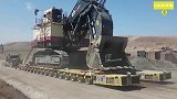 看大型机械设备运输的场面比观看美国大片还爽
