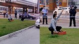 “爸爸在干嘛？”特警下班途中徒手排爆 妻儿一旁目睹惊险全程