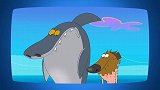 爆笑动画：鲨鱼哥看不起小寄居蟹，下一秒就被教育
