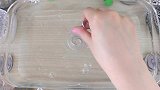 用眼线笔、唇釉、亮片给起泡胶染色，无硼砂，好减压