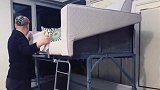 这种高科技你见过吗，可以随时变化为沙发和床板，简直太方便了！