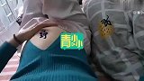 有小肚子的快乐！女生在寝室变魔法肚子收放自如