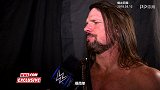 WWE-18年-2018快车道大赛赛后采访 AJ爆粗口：将在摔跤狂热暴揍中邑真辅-花絮