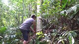 小伙好手艺,回农村在山上建造夯土墙房子,这技术都快失传了