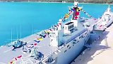 海军三型主战舰艇交接入列，075两栖攻击舰、055大驱、094核潜艇集中入列