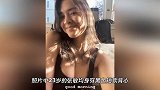 钟丽缇大女儿晒美照，穿背心秀秀丰腴身材，继承妈妈妩媚气质