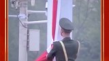 国旗的回收仪式，拥有这样的气质，不是与生俱来的