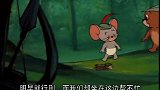 猫和老鼠：杰瑞跟朋友一起，站在森林的深处，想要搞毁场盛会
