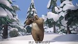 熊出没：大家以为出现了雪怪，原来只是虚惊一场