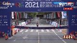 2021西马 上午8点37分31秒，男子半程组冠军冲线！
