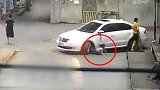 浙江一4岁女童遭转弯车辆碾压2次 身上多处骨折