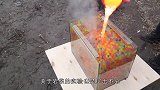 将1200℃岩浆倒进椰子中会怎样？老外亲测，结果意想不到！