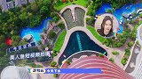 张柏芝下水扮美人鱼，七八十岁的大海龟来咬张柏芝的尾巴