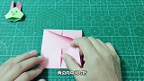 好玩的手指木偶狗折纸，做法非常简单，2分钟就做好了