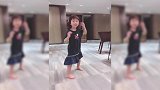 未来的舞后!郜林可爱女儿跳“喵喵喵”萌化人心