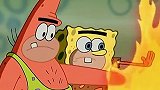海绵宝宝：派大星的手被烧了后，居然撒盐开始吃了起来？