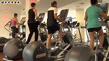 爆笑恶作剧：健身房骑单车出故障, 直接冲进桑拿房