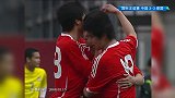 中泰近期交锋进球集锦：武磊圆月弯刀 朱挺补时绝平