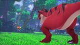 猪猪侠之恐龙日记：猪猪侠和蛮龙比力气，阿五被蛮龙捉弄了