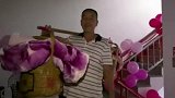 福建农村一对新人结婚，新娘真漂亮，一身穿金戴银好美呀