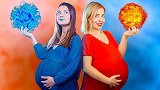 火美人和冰美人怀上宝宝后，会发生什么事情？画面太逗了
