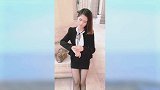 都市美女白领，职业装穿出了模特气质