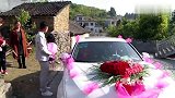 农村小伙娶媳妇，娘家陪嫁了很多嫁妆，好热闹