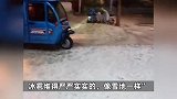 甘肃定西遭“鸡蛋”大冰雹突袭，菜农：地里蔬菜被砸坏，损失十几万