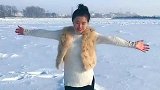 东北的大雪，没过了膝盖