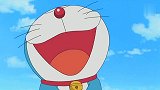 哆啦A梦真是最好的朋友,为了保护大雄,把他变小拿在了手心里