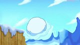 汤姆一声令下，猫队雪人全体出动，击倒杰瑞的雪人