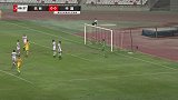 李学鹏左路高速下底传中 武磊高难度停球造角球
