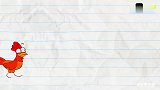 创意铅笔动画：再见了，鸡！新年快乐