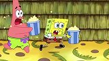 海绵宝宝：和派大星正在看电影，结果遇到了章鱼哥